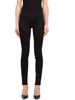 Helmut Lang sz 28 black denim leggings elastic waist